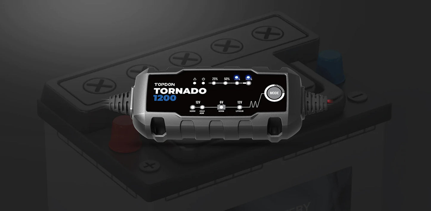 Chargeur de batterie TORNADO 1200 – TOPDON