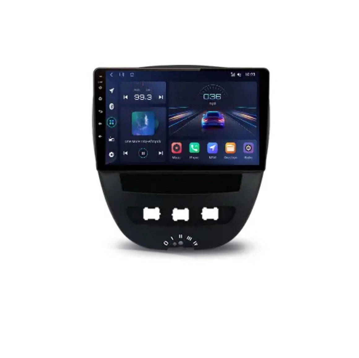 Autoradio multimédia Android pour Toyota AYGO / Citroën C1 / Peugeot 1 –  Nounéna