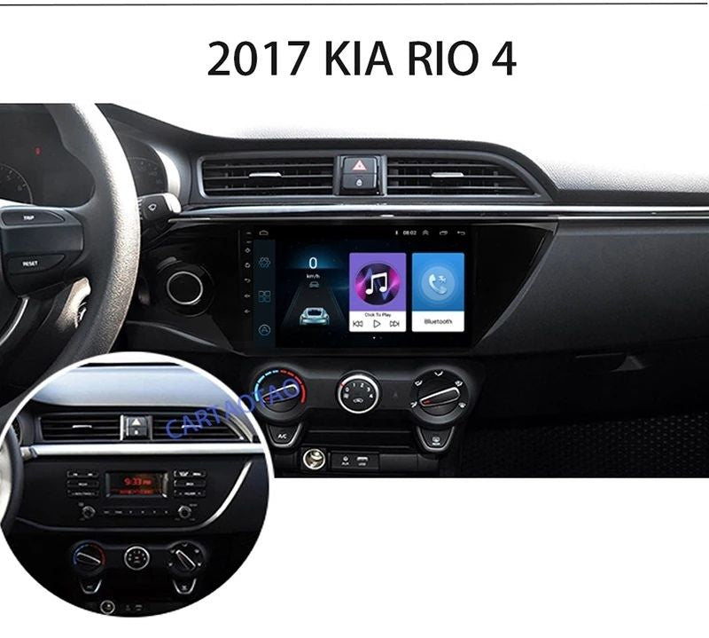 Autoradio multimédia Android pour Kia RIO 3 / 4 Rio de 2010 - 2019