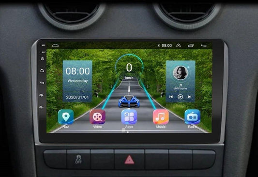 Autoradio multimédia avec façade pour Peugeot 206 – Nounéna