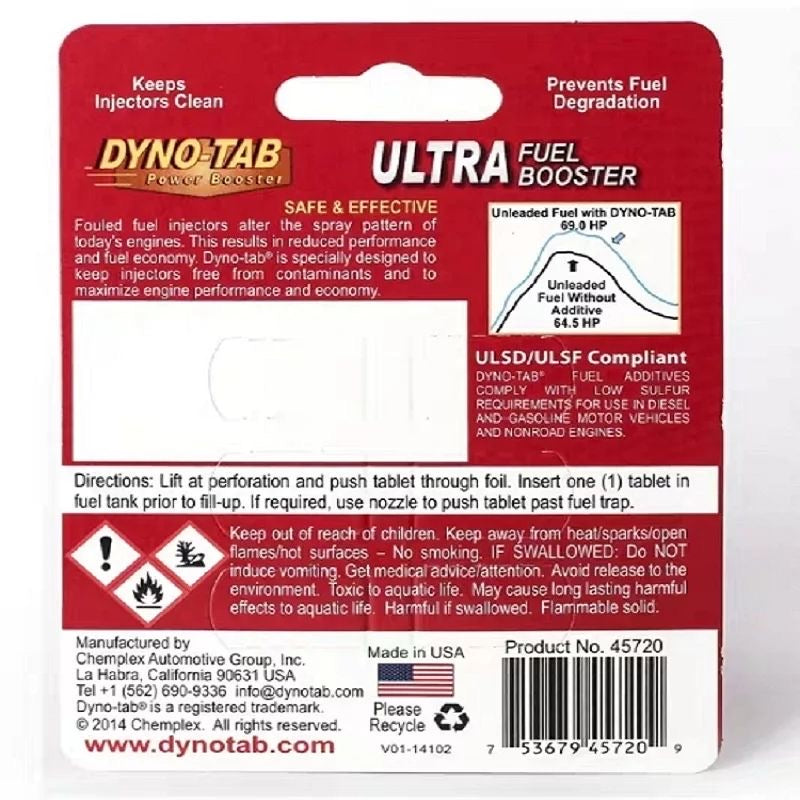 Dyno-tab ULTRA Fuel Booster