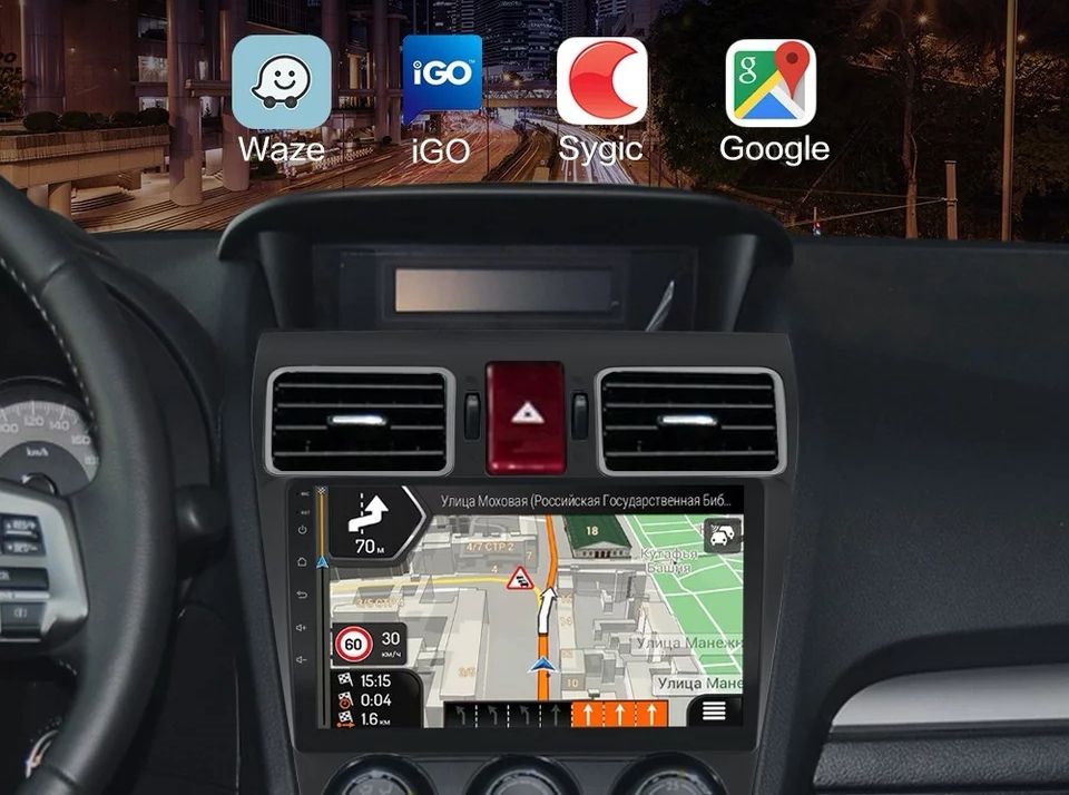 Autoradio multimédia android pour Subaru WRX (2016-2020)